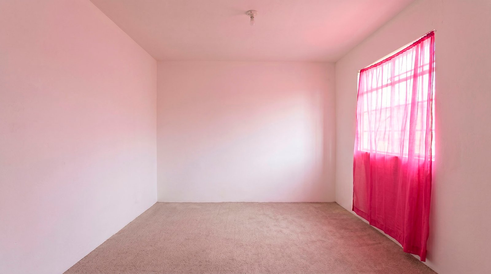 Habitación antes de la remodelación